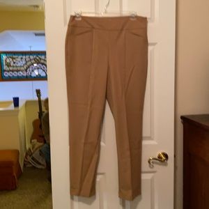 Chicos So Slimming Pants size 2 or 12 Tan.